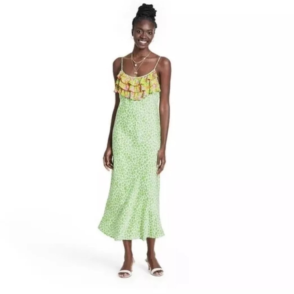 Rixo for Target floral leopard print maxi dress for summer